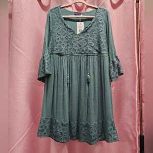 Artesia Dark Teal Dress Sz L